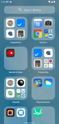 iOS Launcher android App screenshot 3